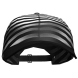striped grunge distressed cap