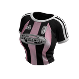 Striped Sporty Tee (Black Pink)