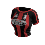 Striped Sporty Tee (Black Red)