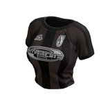 Striped Sporty Tee (Brown Black)