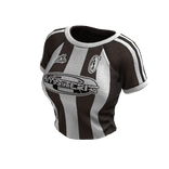 Striped Sporty Tee (Brown White)