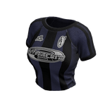 Striped Sporty Tee (Dark Blue Black)