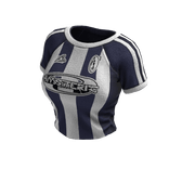Striped Sporty Tee (Dark Blue White)