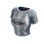 Striped Sporty Tee (Light Blue White)