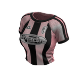 Striped Sporty Tee (Pink Black)