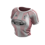 Striped Sporty Tee (Pink White)
