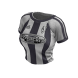 Striped Sporty Tee (White Blue Grey)