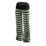 Stripped Sweapant Pajamas (Green&White)