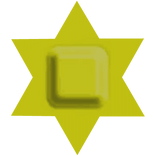 Stud sheriff badge