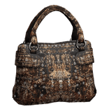 Brown Archive Vintage Studded Bag