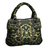 Green & Gold Archive Vintage Studded Bag
