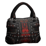 Red Archive Vintage Studded Bag
