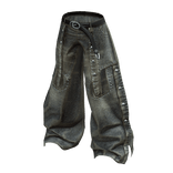 Studded Baggy Denim Pants (Vintage Denim)