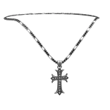 Studded Cross Pendant