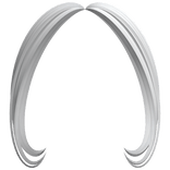 -',ৎ Styled Preppy Bangs in White