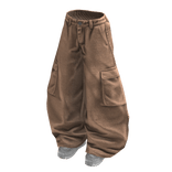 Stylish Baggy Pants (White Beige)