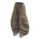 Stylish Baggy Pants (White Cream)