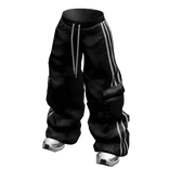 Stylish Black Baggy Tracksuits