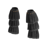 Stylish Black Denim Leg Warmers – Anna Sofia