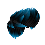 Stylish Boy Hair (Black to Light Blue)