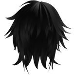 Stylish Emo Scene Hair (Black)