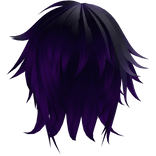 Stylish Emo Scene Hair (Purple)
