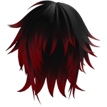 Stylish Emo Scene Hair (Red)