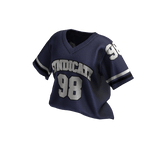 Stylish Jersey (Dark Blue White)