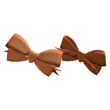 Stylish Orange Valentine Bows