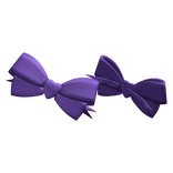 Stylish Purple Valentine Bows