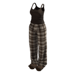 Stylish Pyjama Set w Bear Slippers