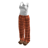 Stylish Pyjama Set w Bear Slippers
