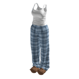 Stylish Pyjama Set w Bear Slippers