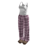 Stylish Pyjama Set w Bear Slippers