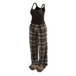 Stylish Pyjama Set w Bear Slippers
