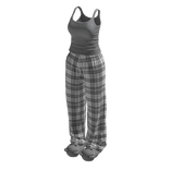 Stylish Pyjama Set w Bear Slippers