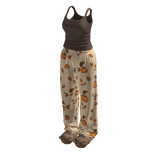 Stylish Pyjama Set w Bear Slippers
