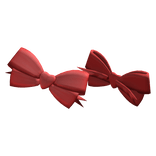 Stylish Red Valentine Bows