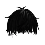 Stylish Scene Emo Messy Short Black Boy Hair Combo