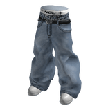 Stylish Y2K Saggy Jeans w/ Boxer