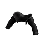 Sudadera con capucha de hombro recortada negra