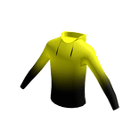 Sweatshirt Fade Yellow Black Hoodie Halloween