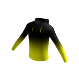 Sweatshirt Fade Black Yellow Hoodie Halloween