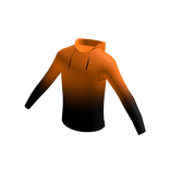 Sweatshirt Fade Orange Black Halloween Pumpkin