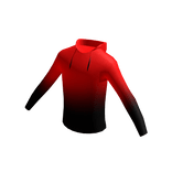 Sweatshirt Fade Red Black Hoodie Halloween Demon