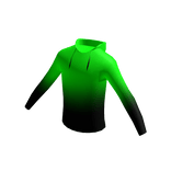 Sweatshirt Fade Green Black Halloween Hacker