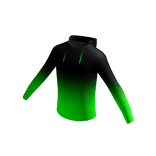 Sweatshirt Fade Black Green Halloween Hacker
