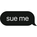 sue me text bubble