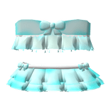 ♡ summer blue bow set