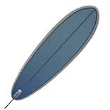 Summer Blue Fade Surfboard